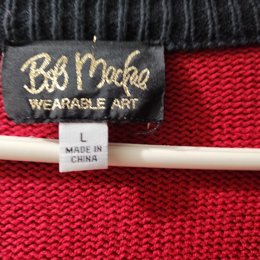 Bob Mackie Wearable Art Cardigan - image 3